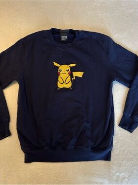 Pikachu Navy Crewneck Sweater